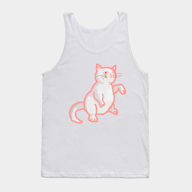 Good Luck Cat Tank Top by Kcael